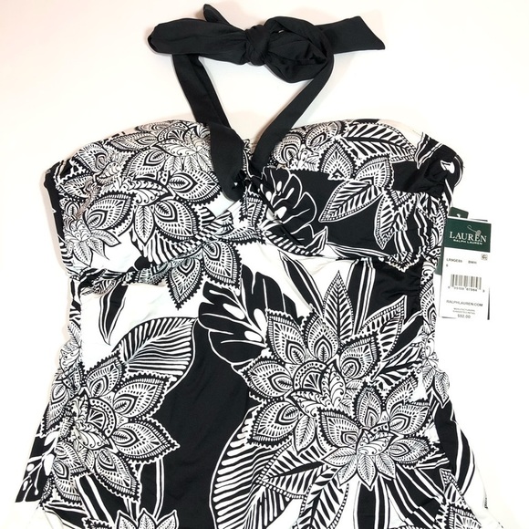 Ralph Lauren Tankini Top Halter Slimming Swim 6 - Picture 4 of 8